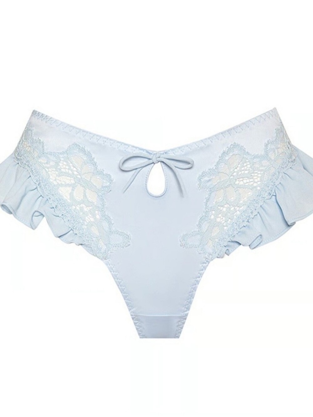 For Love and Lemons Blue Butterfly Lace Panty